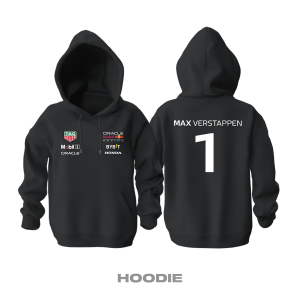 Oracle Racing: Black Crew Edition 2023 Kapüşonlu Hoodie