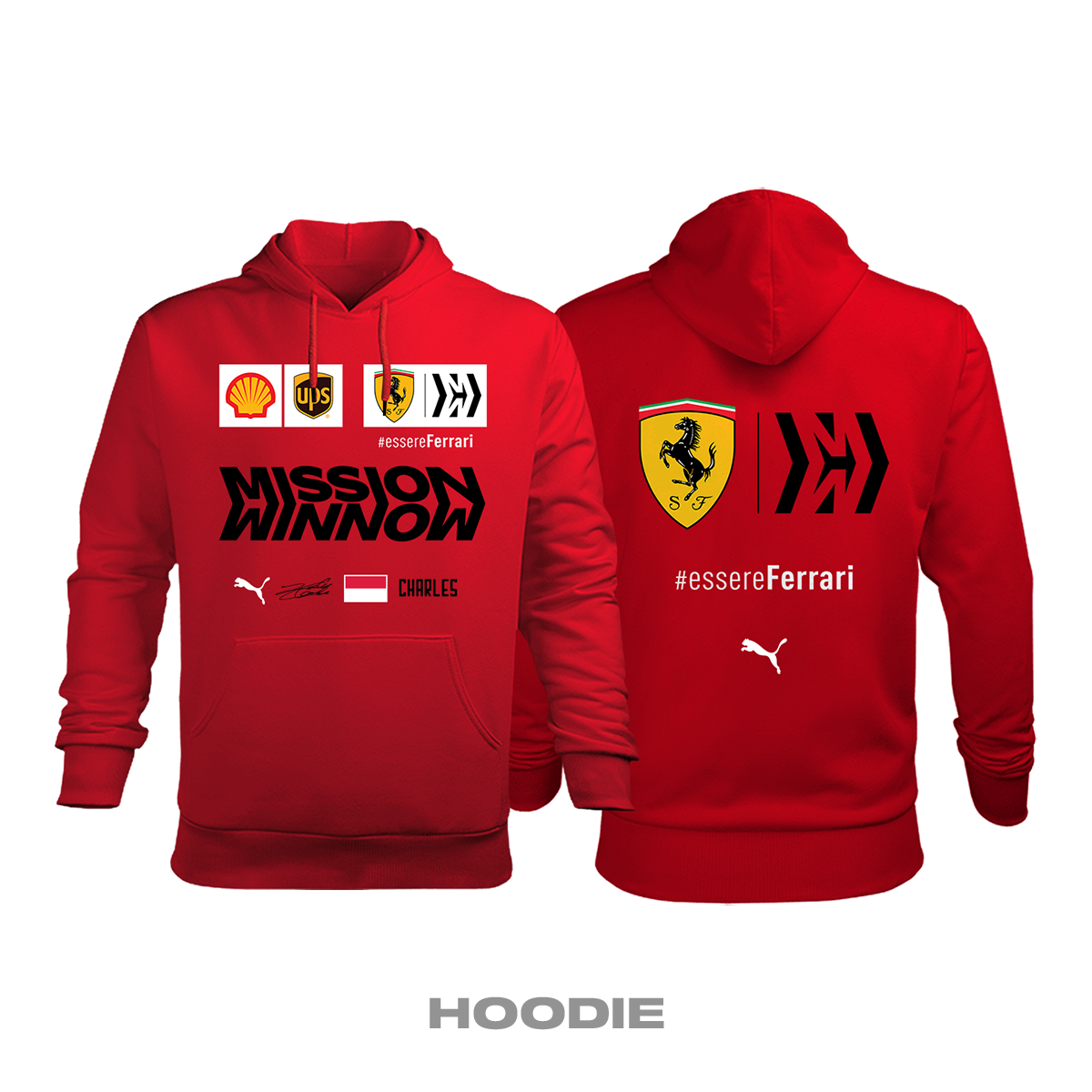 Scuderia Ferrari: Red Edition 2021 Kapüşonlu Hoodie 4XL
