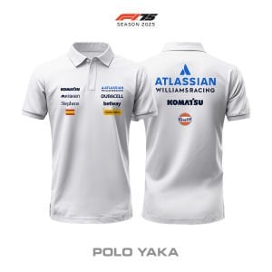 Williams F1 Team: FW47 White Edition 2025 Polo Yaka