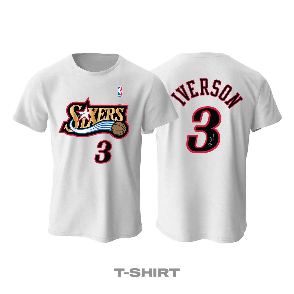 Philadelphia 76ers: Retro Edition - White Tişört