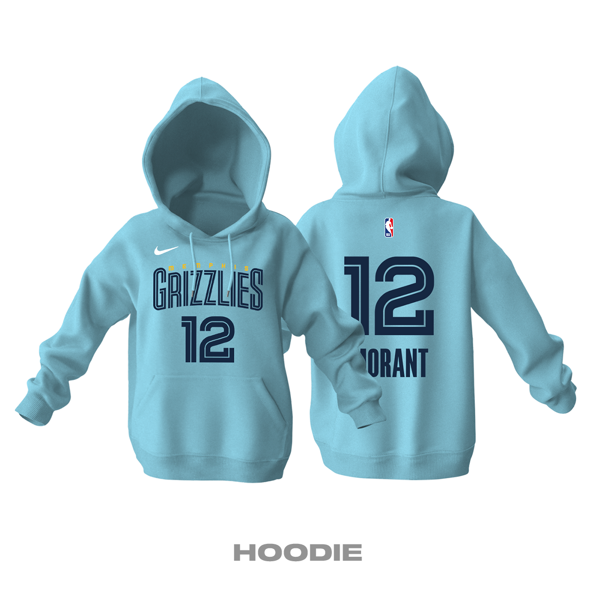 Memphis Grizzlies: Statement Edition 2K23 Kapüşonlu Hoodie