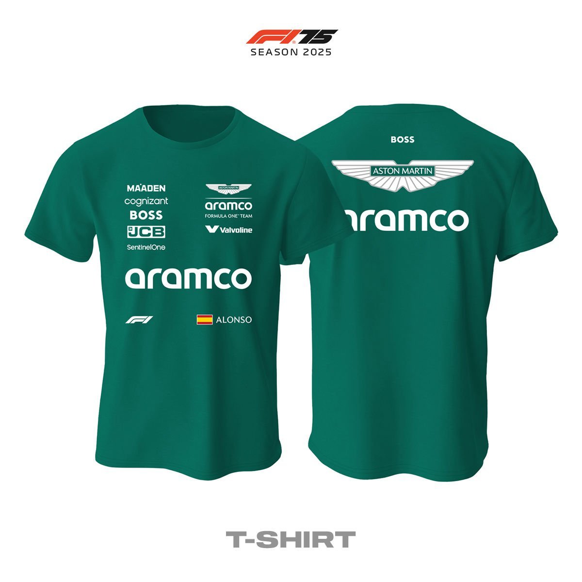 Aston Martin F1 Team: AMR25 Green Edition 2025 Tişört