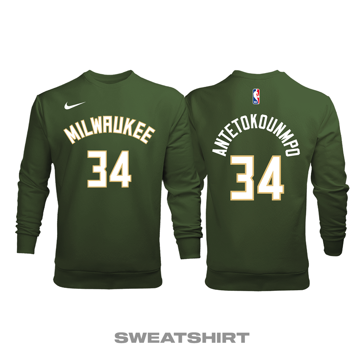 Milwaukee Bucks: Icon Edition 2017/2018 Sweatshirt 4XL
