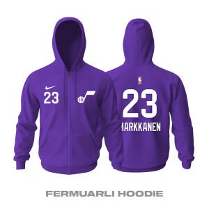 Utah Jazz: City Edition 2023/2024 Fermuarlı Hoodie