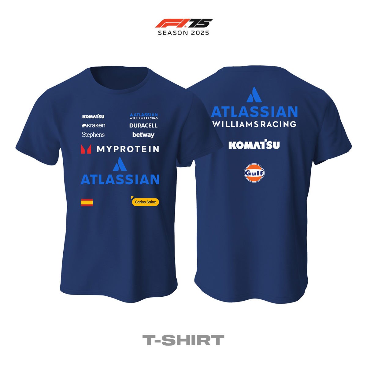 Williams F1 Team: FW47 Navy Edition 2025 Tişört