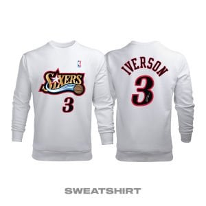Philadelphia 76ers: Retro Edition - White Sweatshirt