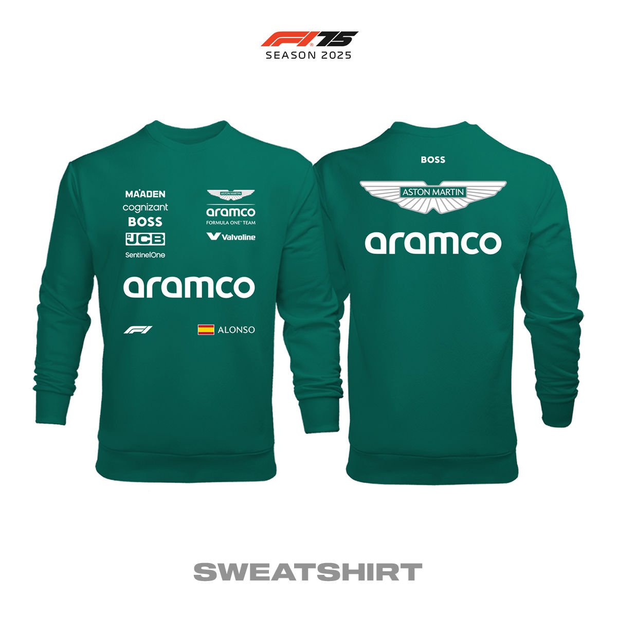 Aston Martin F1 Team: AMR25 Green Edition 2025 Sweatshirt