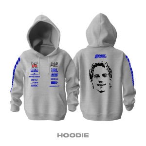 Paul Walker: Skyline GTR R34 - Grey Edition Kapüşonlu Hoodie