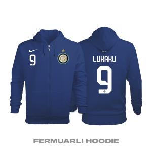 Inter: Home Edition 2019/2020 Fermuarlı Kapüşonlu Hoodie