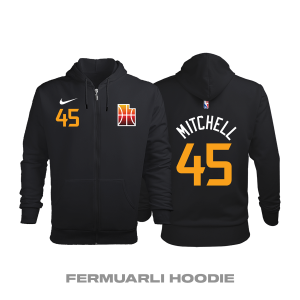 Utah Jazz: City Edition 2020/2021 Fermuarlı Kapüşonlu Hoodie L