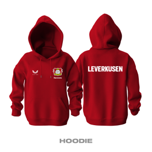 Leverkusen: Club Culture Series - Red Edition Kapüşonlu Hoodie