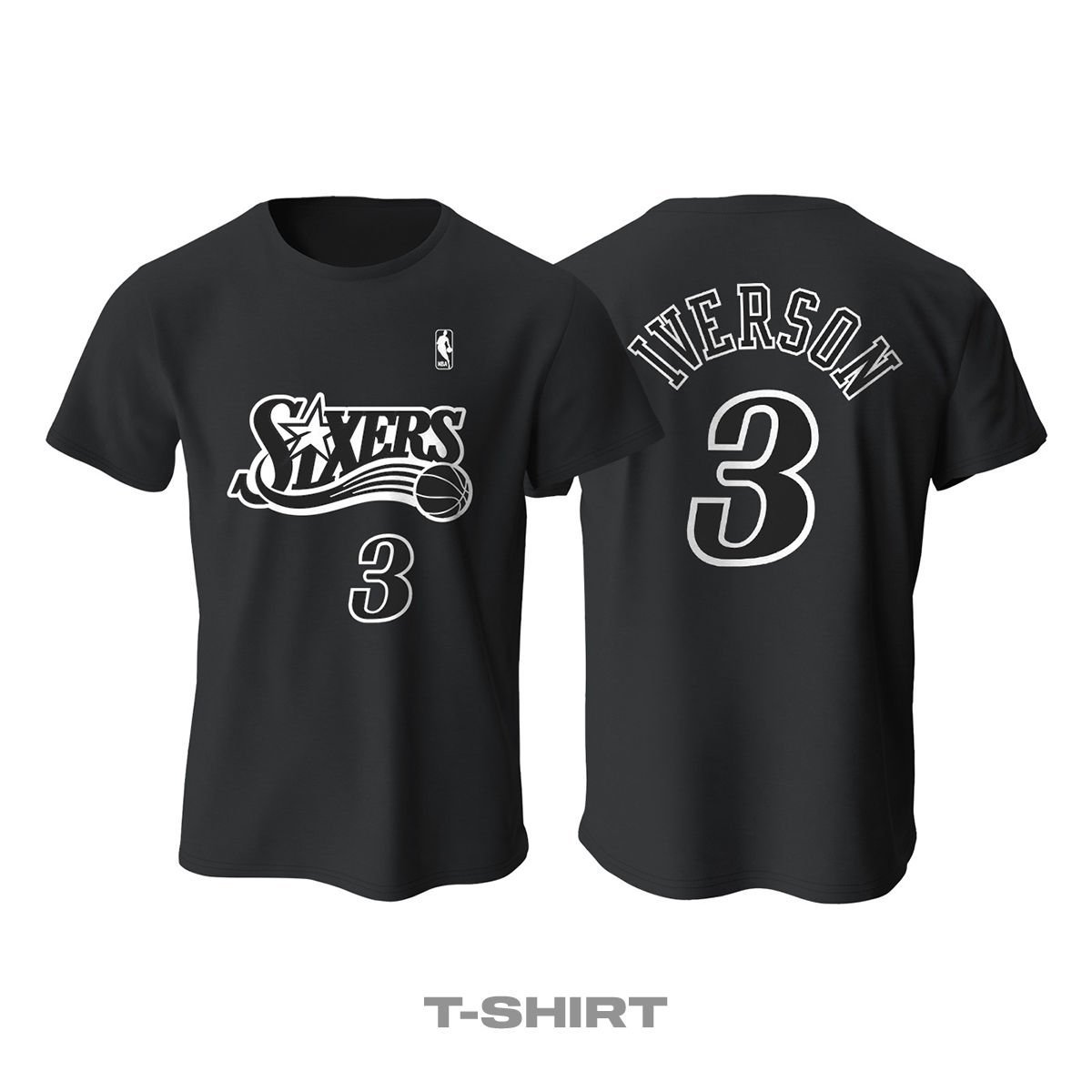 Philadelphia 76ers: Roundball Classic - Black Tişört