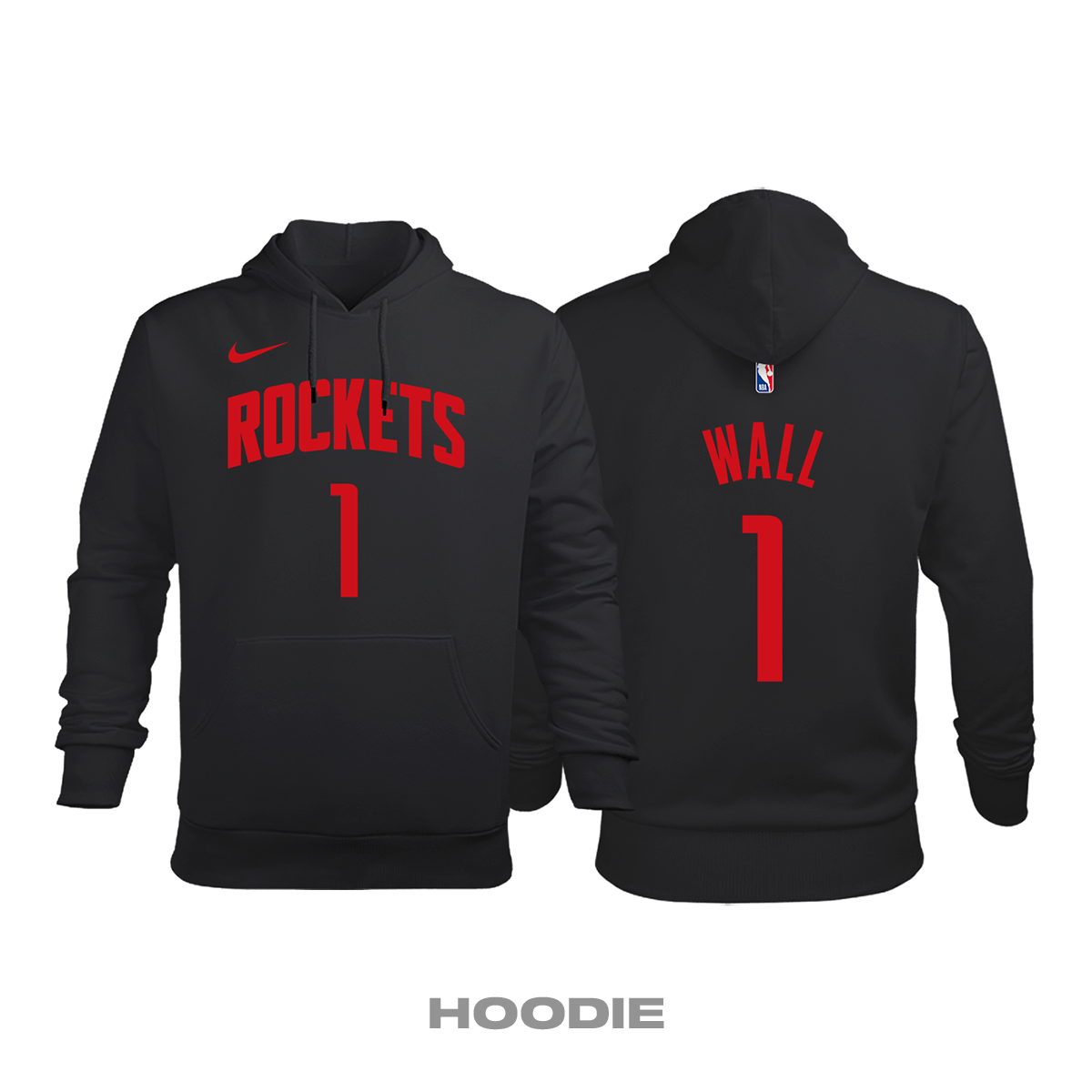 Houston Rockets: Earned Edition 2020/2021 Kapüşonlu Hoodie XL