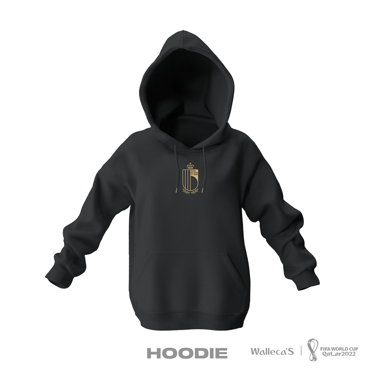 Belçika: Gold Edition Kapüşonlu Hoodie