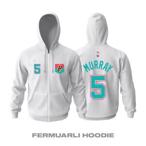 San Antonio Spurs: City Edition 2021/2022 Fermuarlı Kapüşonlu Hoodie