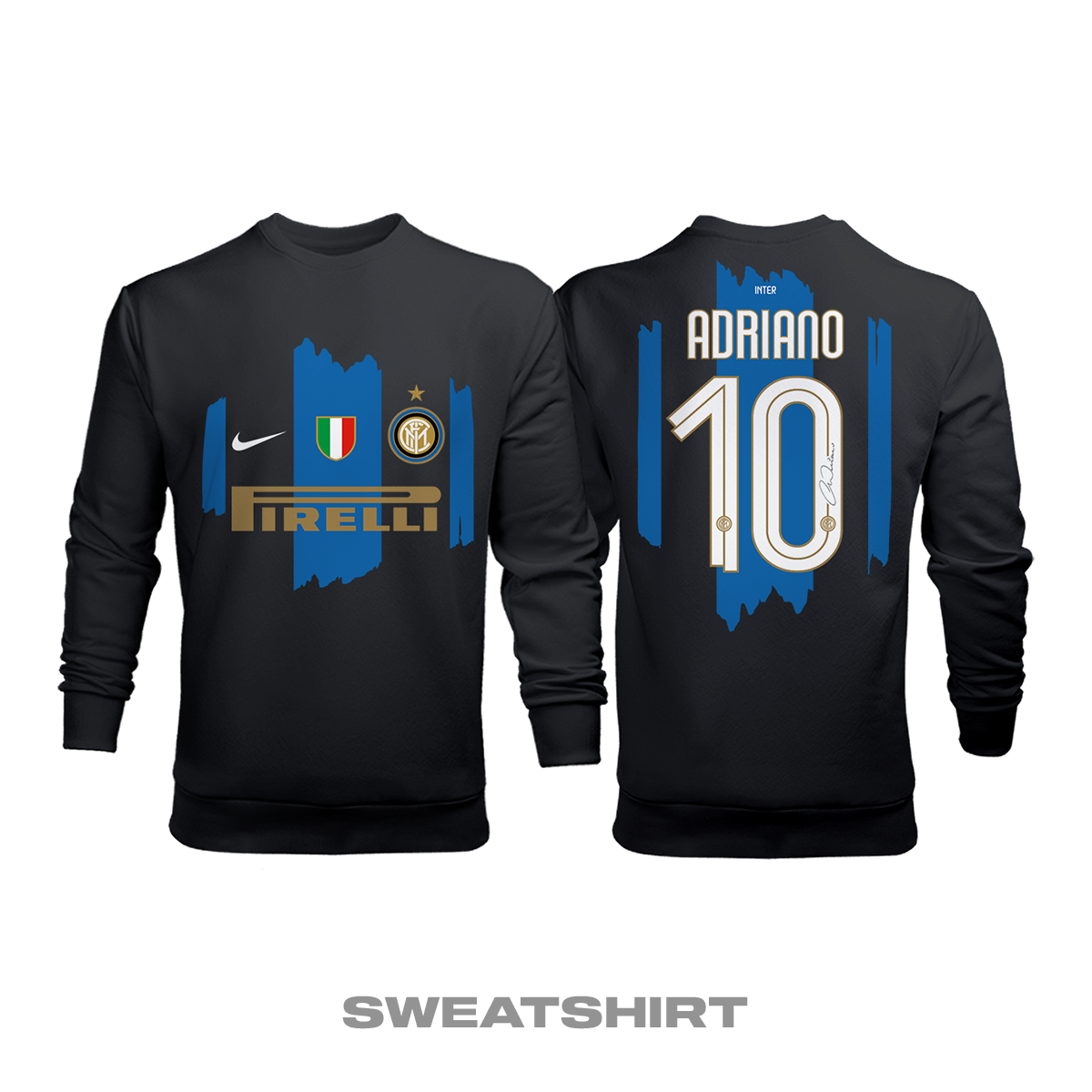 Internazionale FC: 2009 - Adriano Leite Ribeiro Sweatshirt