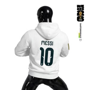 Argentina: White Edition - FIFA World Cup™ 2026 Kapüşonlu Hoodie