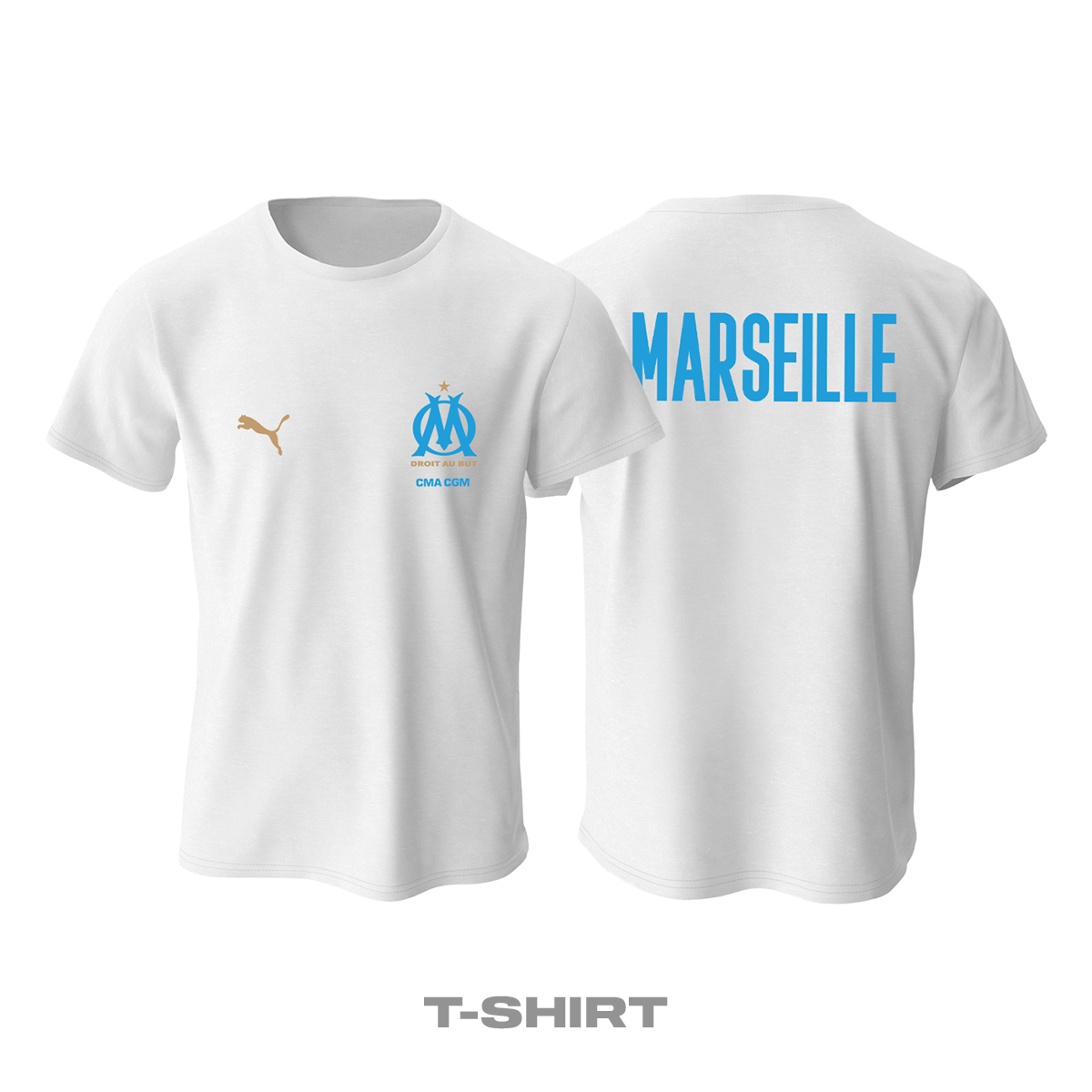 Marseille: Club Culture Series - White Edition Tişört