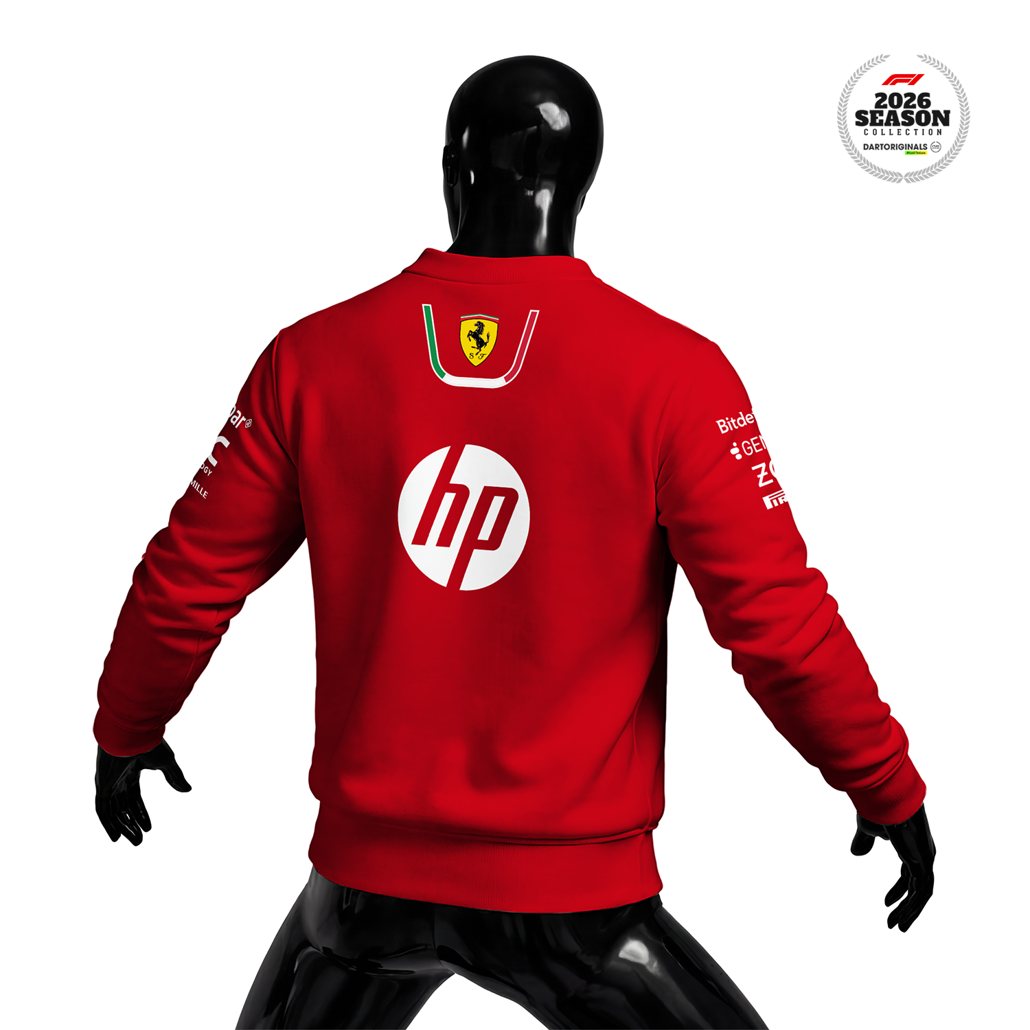 Scuderia Ferrari: SF-26 Merch Edition - Red 2026 (WHITE HP) Sweatshirt