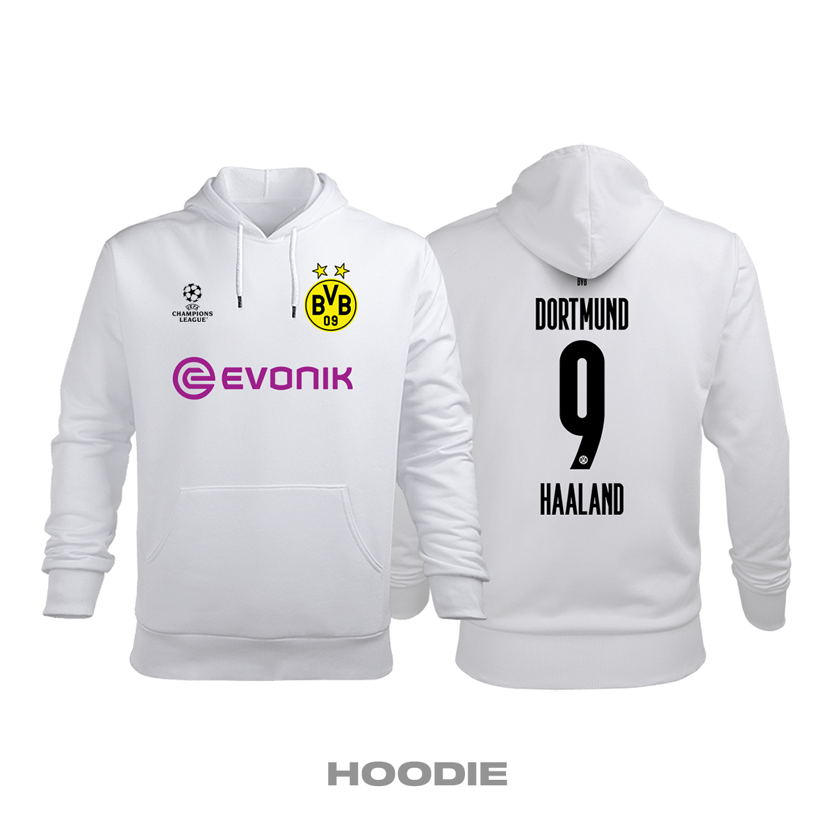 Borussia Dortmund: Third Edition 2020/2021 Kapüşonlu Hoodie