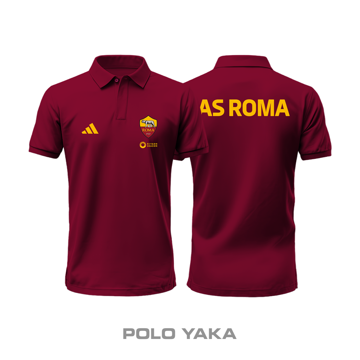 AS Roma: Club Culture Series - Giallo Rosso Edition Polo Yaka