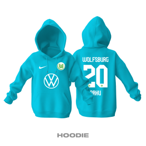 VfL Wolfsburg: Third Edition 2021/2022 Kapüşonlu Hoodie