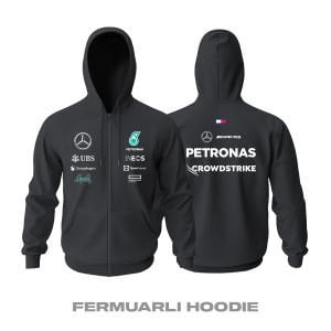 AMG Petronas F1 Team: W15 Edition Fermuarlı Hoodie