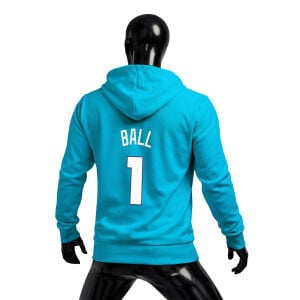 Charlotte Hornets: Icon Edition 2K26 Fermuarlı Kapüşonlu Hoodie