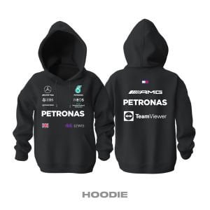 AMG Petronas F1 Team: Black Edition 2022 Kapüşonlu Hoodie