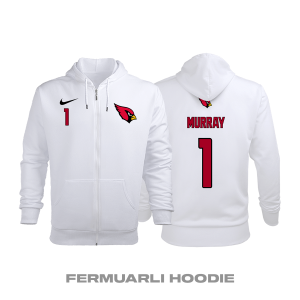 Arizona Cardinals: Road Edition 2020/2021 Fermuarlı Kapüşonlu Hoodie S