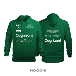 Aston Martin F1 Team: Verdant Edition 2021 Kapüşonlu Hoodie
