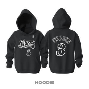 Philadelphia 76ers: Roundball Classic - Black Kapüşonlu Hoodie