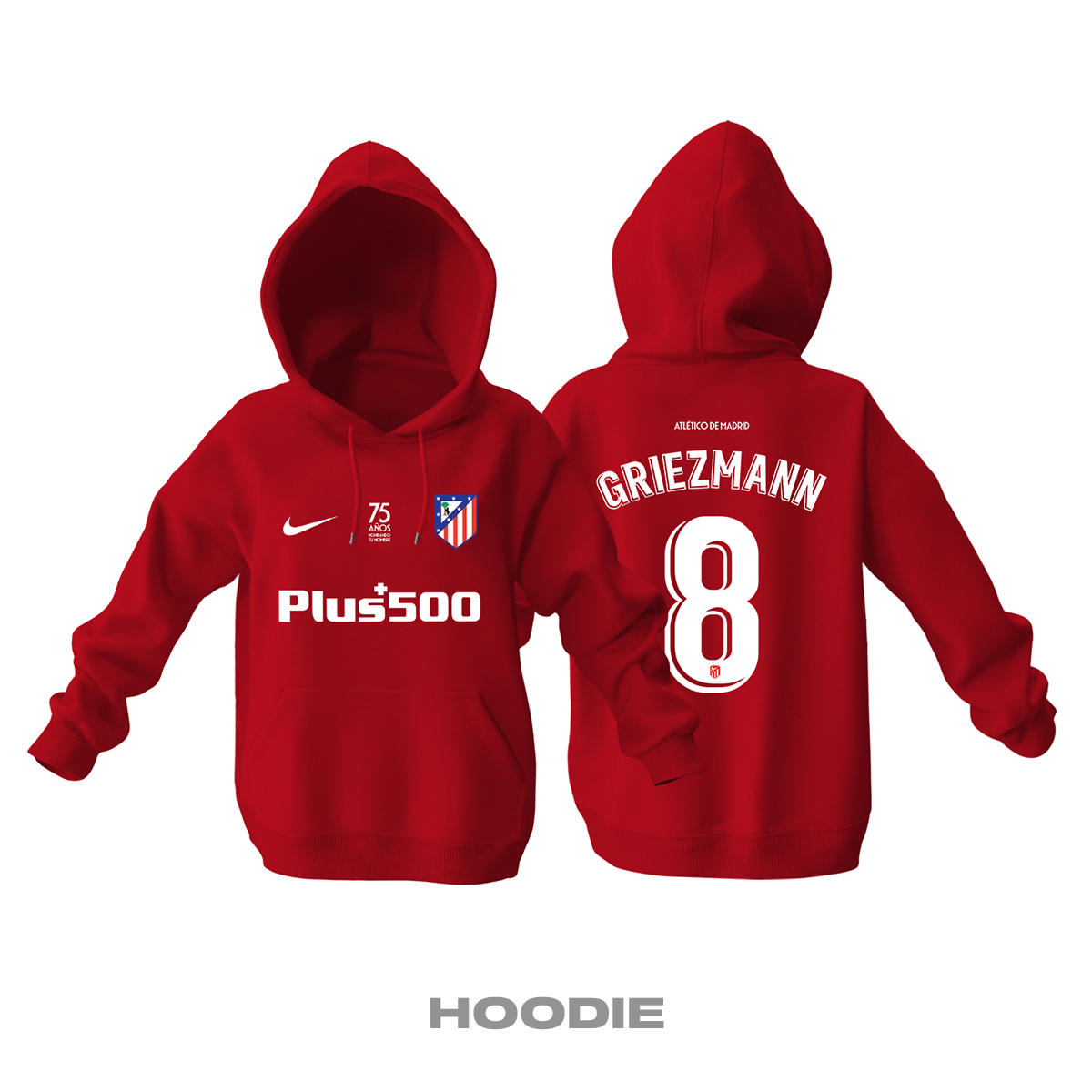 Atlético Madrid: Fourth Edition 2021/2022 Kapüşonlu Hoodie M