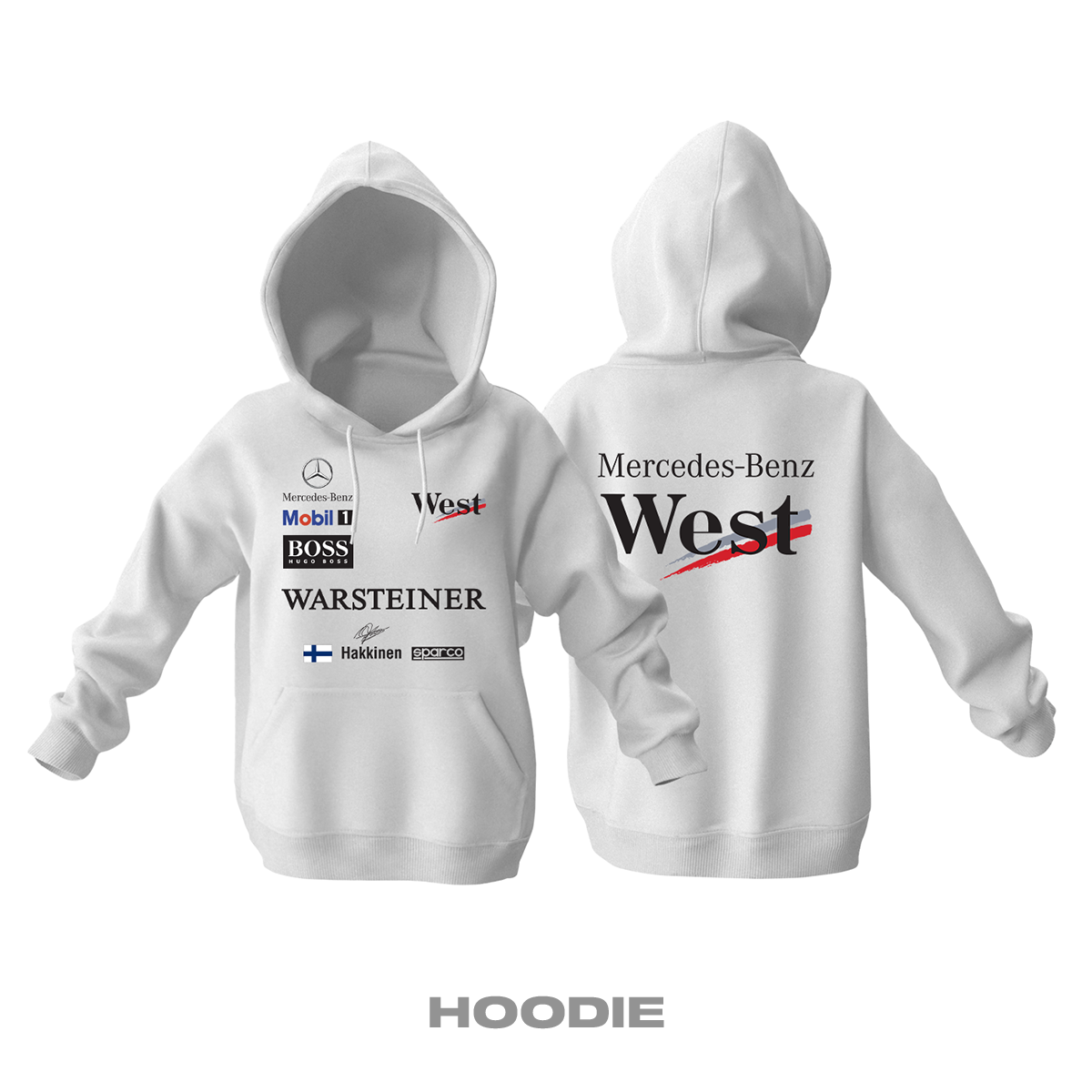 McLaren F1 Team: Mercedes Edition 1999 Kapüşonlu Hoodie
