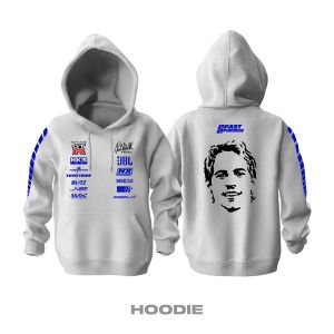 Paul Walker: Skyline GTR R34 - White Edition Kapüşonlu Hoodie