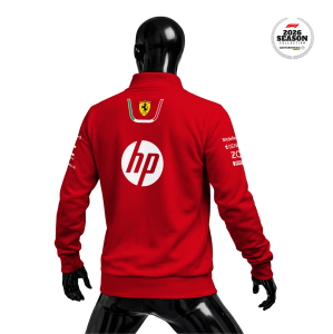 Scuderia Ferrari: SF-26 Merch Edition - Red 2026 (WHITE HP) Fermuarlı Ceket