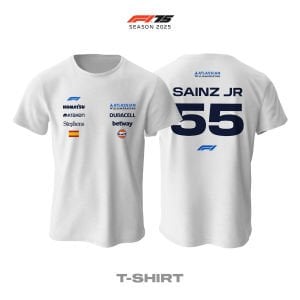 Williams F1 Team: FW47 White Crew Edition 2025 Tişört