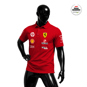 Scuderia Ferrari: SF-26 Merch Edition - Red 2026 (WHITE HP) Polo Yaka