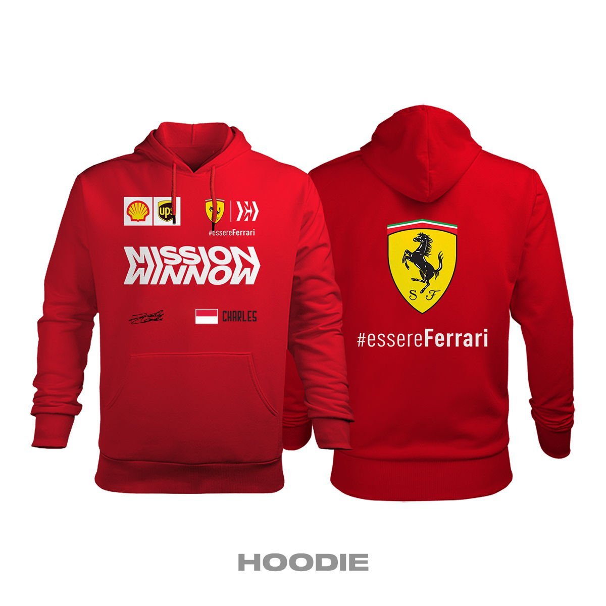 Scuderia Ferrari: Red Edition 2020 Kapüşonlu Hoodie