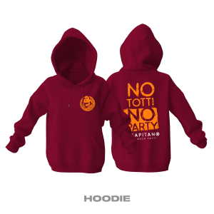 No Totti No Party Kapüşonlu Hoodie 2XL