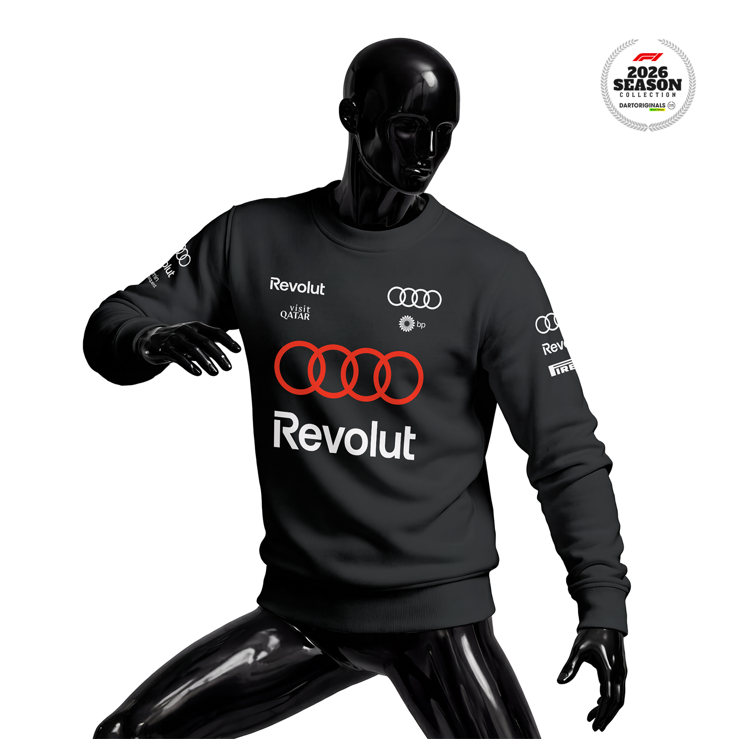 Audi Revolut F1 Team: R26 - Merch Edition Black 2026 Sweatshirt