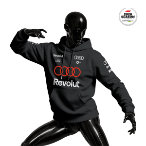 Audi Revolut F1 Team: R26 - Merch Edition Black 2026 Kapüşonlu Hoodie