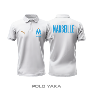 Marseille: Club Culture Series - White Edition Polo Yaka