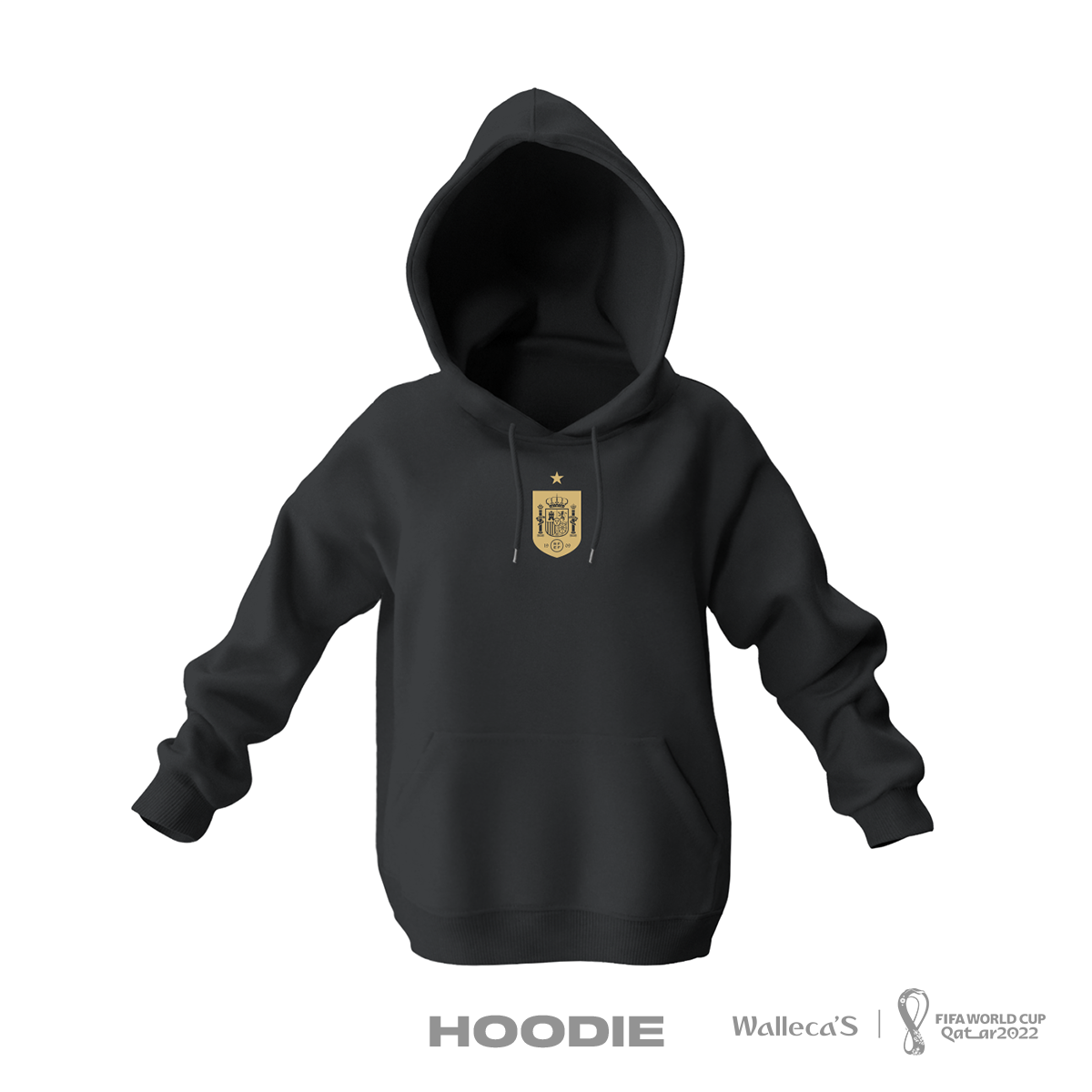 İspanya: Gold Edition Kapüşonlu Hoodie