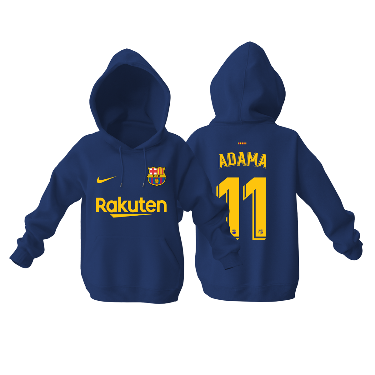 Barcelona: Third Edition 2021/2022 Kapüşonlu Hoodie