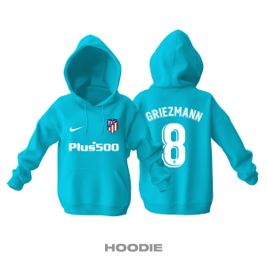 Atlético Madrid: Third Edition 2021/2022 Kapüşonlu Hoodie 4XL