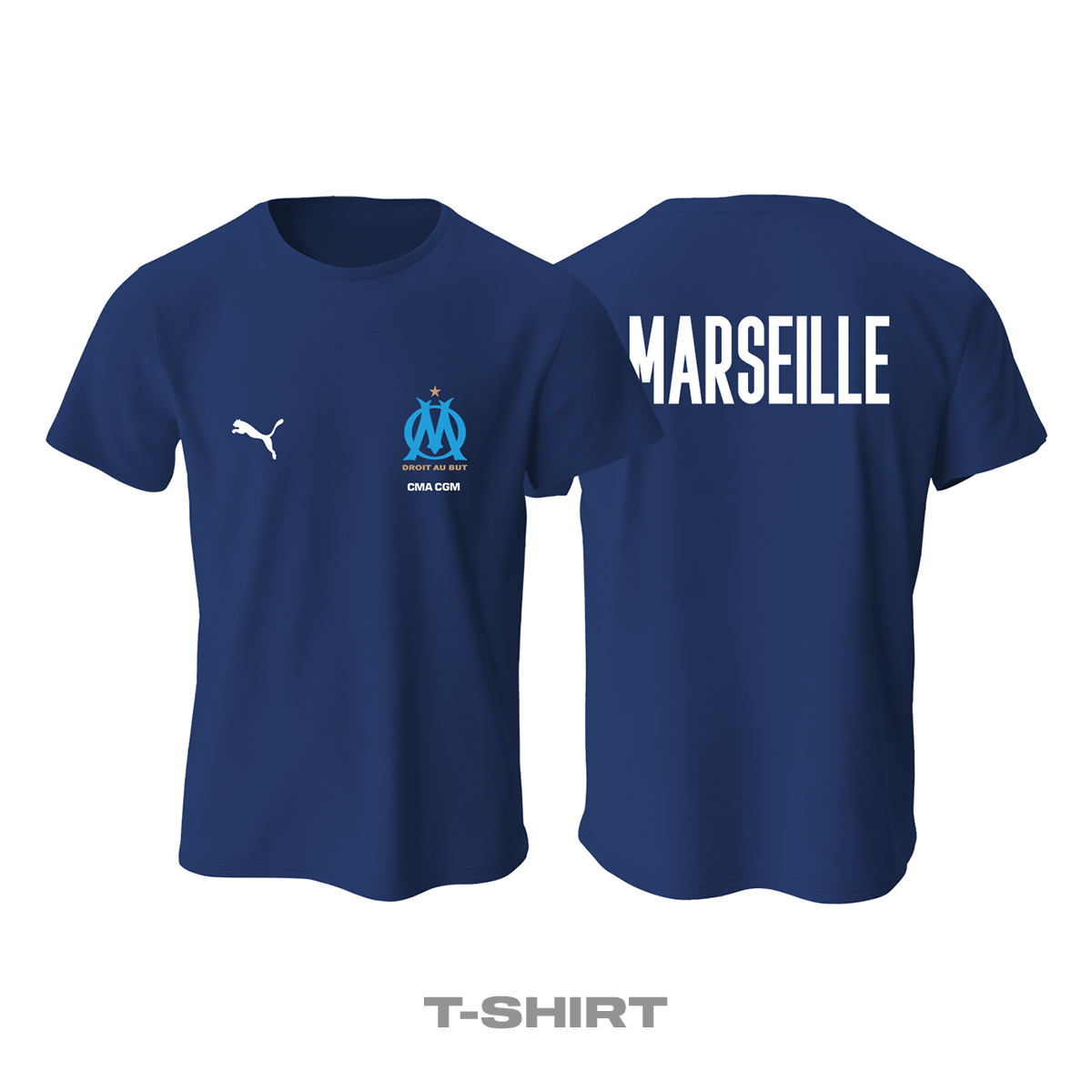 Marseille: Club Culture Series - Navy Edition Tişört