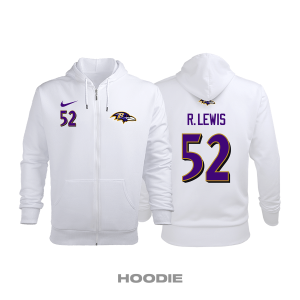 Baltimore Ravens: Road Edition 2020/2021 Fermuarlı Kapüşonlu Hoodie S