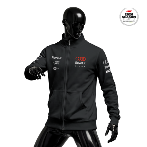Audi Revolut F1 Team: R26 - Merch Edition Black 2026 Fermuarlı Ceket