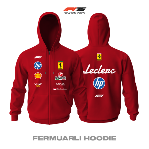 Scuderia Ferrari: SF-25 MonzaGP - Niki Lauda Edition 2025 Fermuarlı Hoodie